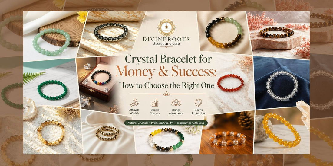 Explore powerful crystal bracelets like Citrine, Pyrite, Aventurine and Tiger Eye for attracting wealth, success and positive energy