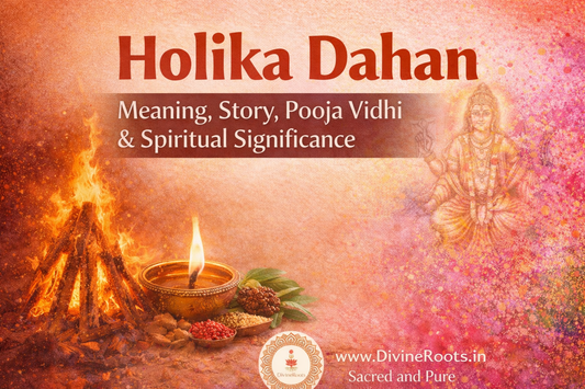 Holika Dahan sacred fire representing spiritual cleansing, meaning, pooja vidhi and significance