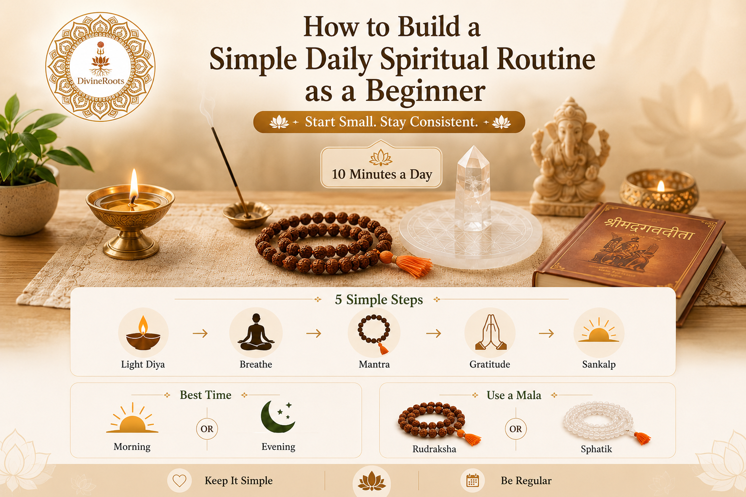 How to Build a Simple Daily Spiritual Routine as a Beginner - Easy 10 ...
