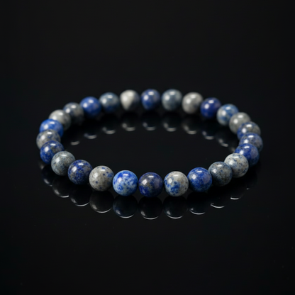 Natural Lapis Lazuli (Lajward) Bracelet | 8 mm Beads | Lab Certified | AAA Grade | Healing Crystal