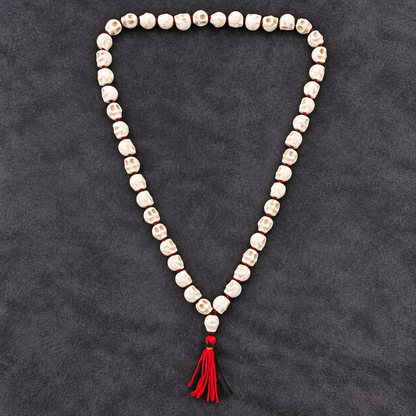 Ceramic Mund Mala for Maa Kali, Bhairava & Shiva | Narmund Kapal Mala | 8 mm, 10 mm & 12 mm