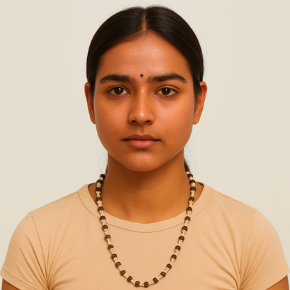 Karungali Mala – German Silver Chain | 26.5 inch | DivineRoots