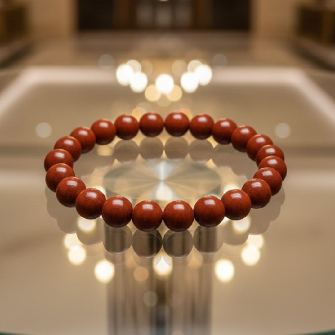 Natural Red Jasper Bracelet | 8 mm Beads | Lab Certified | AAA Grade | Healing Crystal